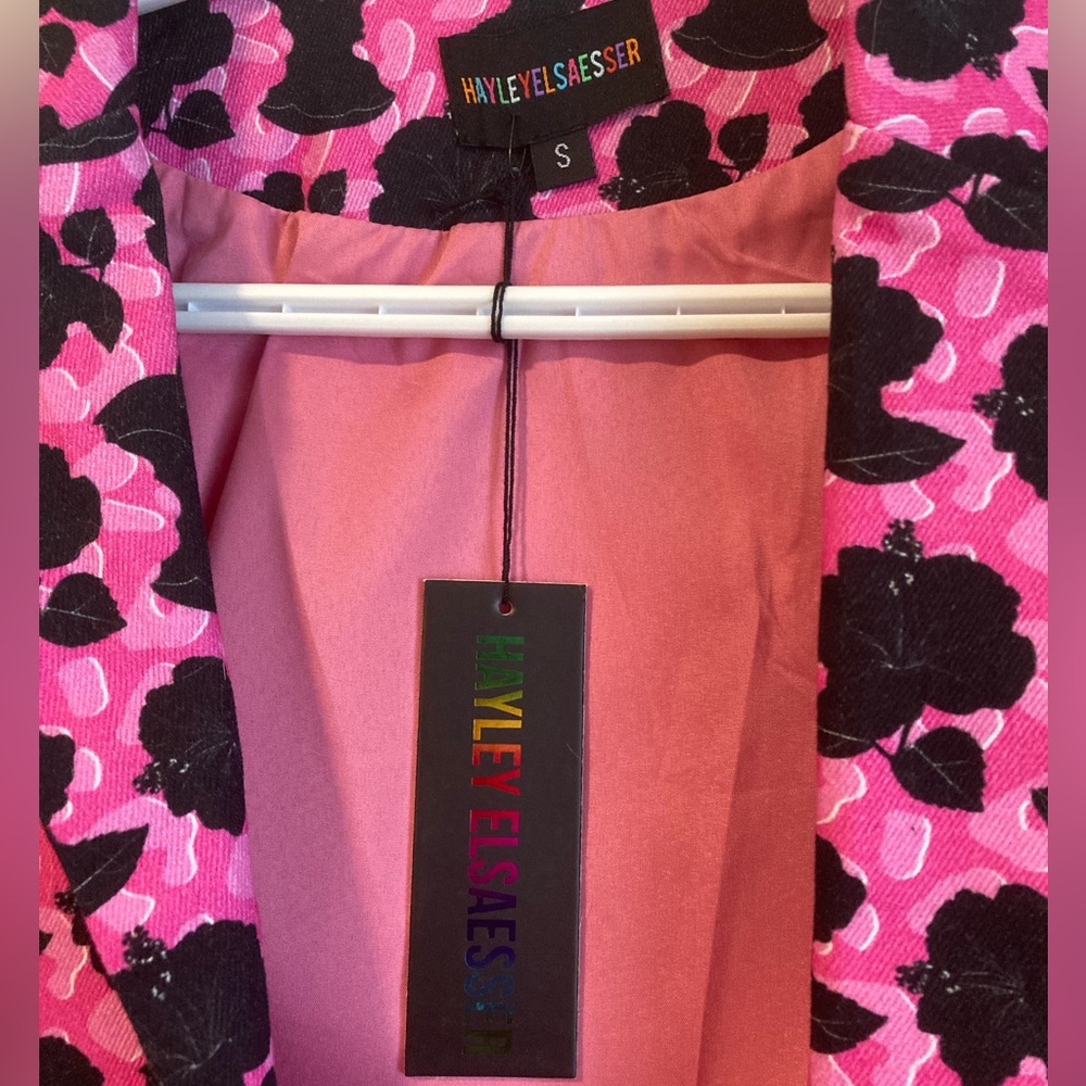 *SAMPLE Hayley Elsaesser Apple Core Coat Jacket Unisex Small *Host Pick* BNWT - Picture 2 of 6